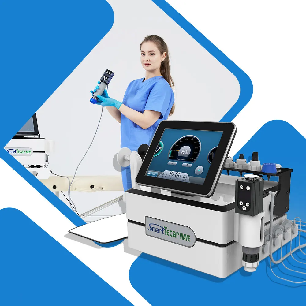 

Smart Tecar Wave емкостная и резистивная диатермия передачи энергии CET / RET / EMS комбинированное оборудование для ударно-волновой физиотерапии