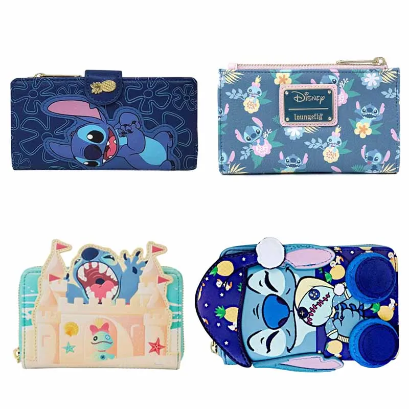 

Lilo & Stitch Series Stitch Cosplay Mini Backpack Wallet Snap Flap Clutch