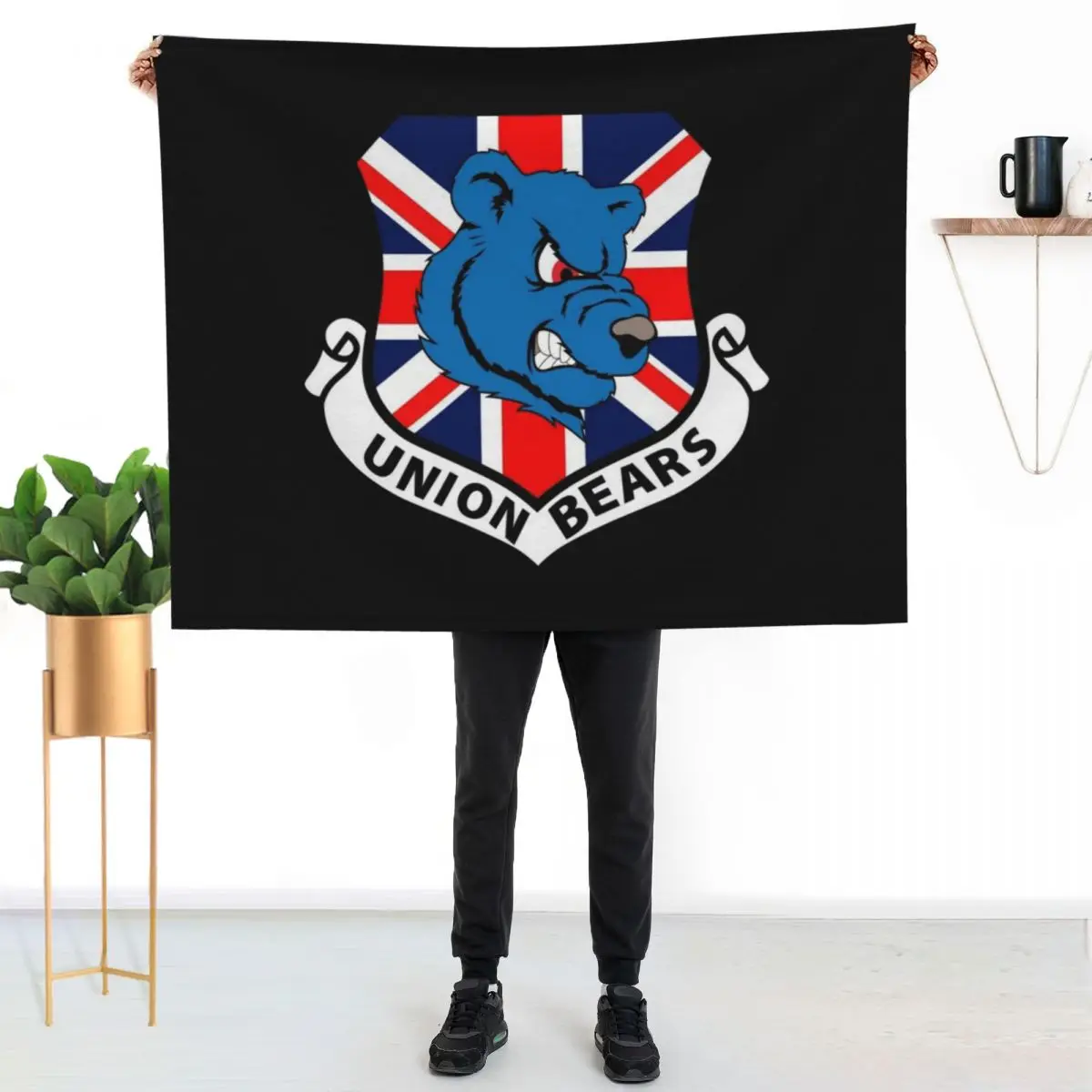 Union Bears - Ranger Ultras Throw Blanket Nap heavy to sleep Plaid on the sofa Picnic For Baby Shaggy Blankets