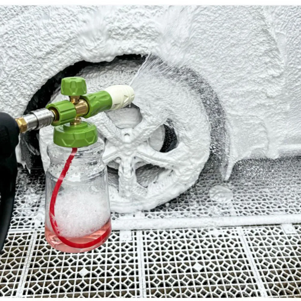 Pressure Washer Brass Snow Foam Lance Foam Nozzle Car Wash Foam Maker for Karcher Elitech Bort AR Bosch Pressure Washer