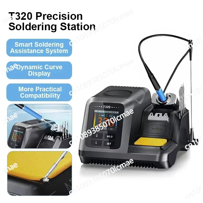 Intelligent Soldering Station 200W Heating Solder Paste T245 C210 Solder Iron Tips for Mobile Phone PCB Repair Tool