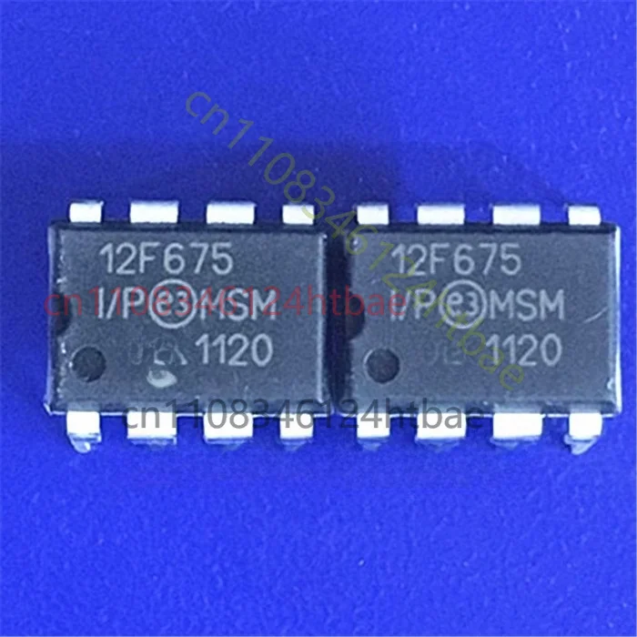 50pcs-ic-pic12f675-i-p-pic12f675-dip8-microchip-mcu-cmos-flash-base-8bit-new