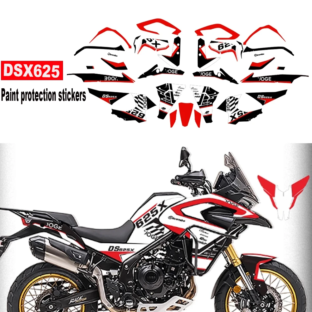 For VOGE DSX625 625DSX Waterproof scratch-resistant Paint protection stickers DS625X Accessories Full-body protective decal kit
