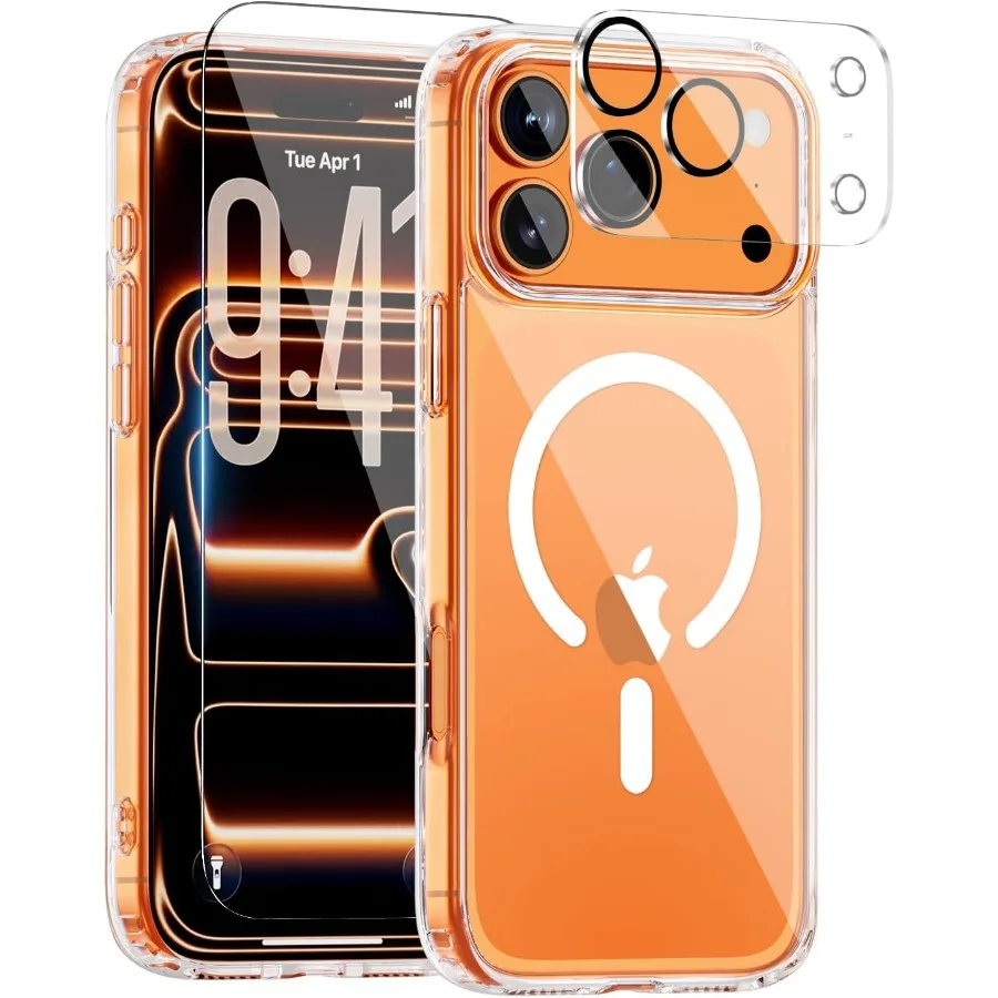 حافظة حماية مغناطيسية لهاتف iPhone 17 Pro مع توافق MagSafe توفر كاميرا كاملة بتصميم مضاد للاصفرار والصدمات #1