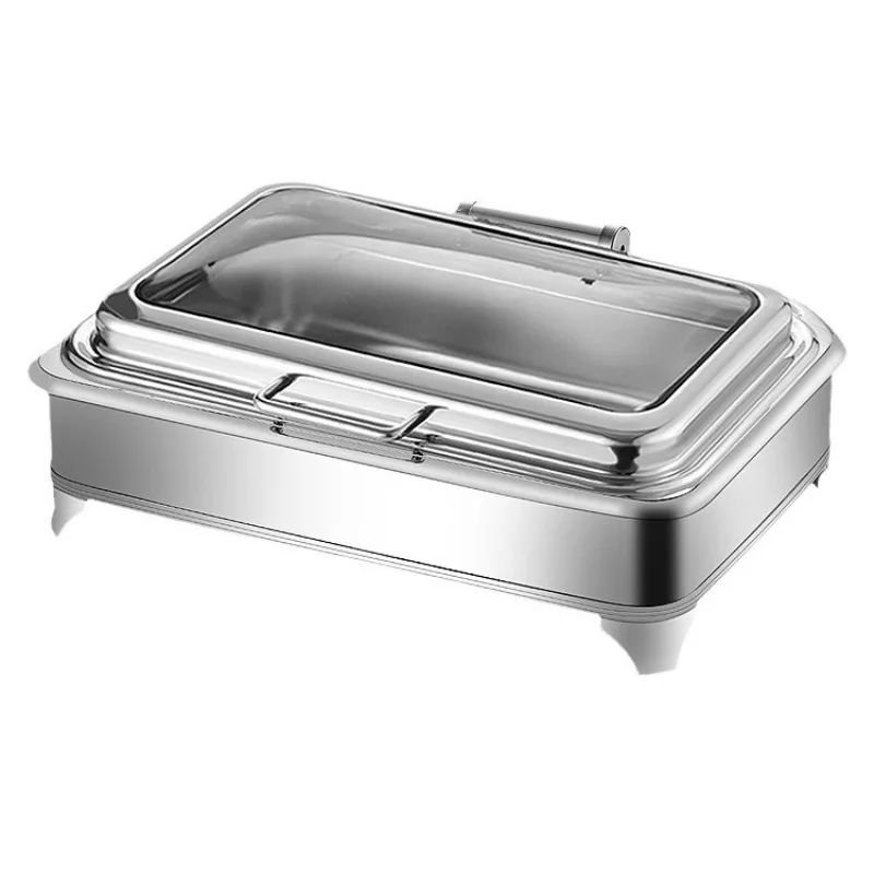 Buffet stove commercial electric heating plate heating hydraulic visual clamshell restaurant food insulation basin