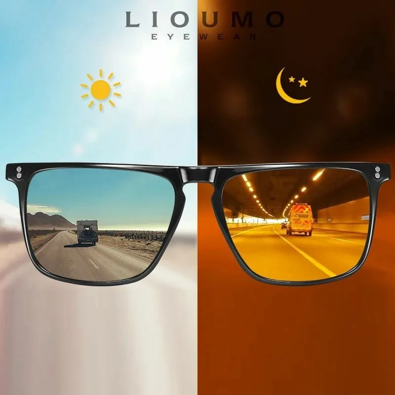 Outdoor Sports Driving Sunglasses Quality Polarized Photochromic for Men Women AntiGlareEyewear Ultra-Light