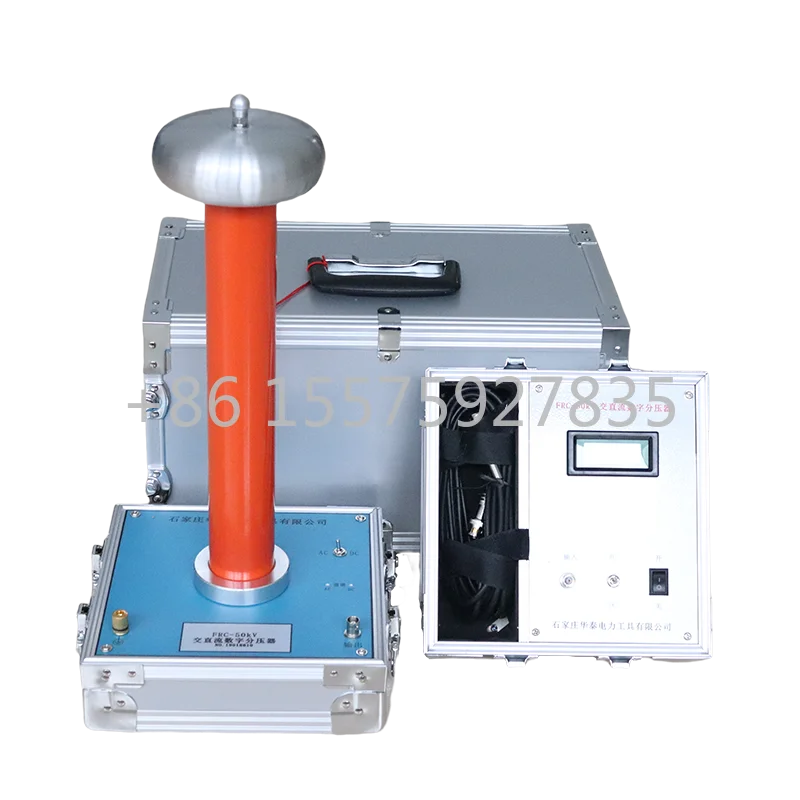 China Factory Good Quality AC DC High Voltage Divider 50KV~300KV High Potential Divider Kilovoltmeter HV Hipot Divider Meter