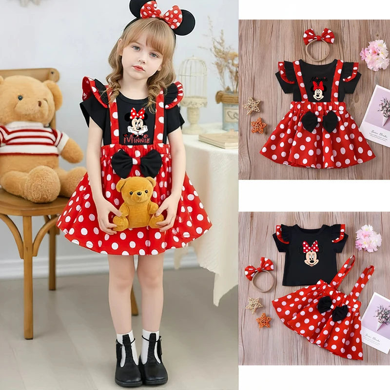 princess polly baby blue dress Imekisbaby Girls Minnie Costume Princess 1st 2nd 3rd Birthday Polka main image 1