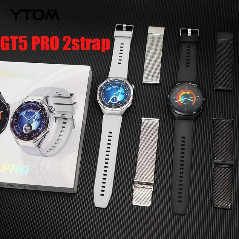 YTOM Microwear MA32 SmartWatch 1,43-дюймовый HD-экран ChatGPT Пульсометр GPS NFC Bluetooth Компас для вызова Смарт-часы для мужчин и женщин