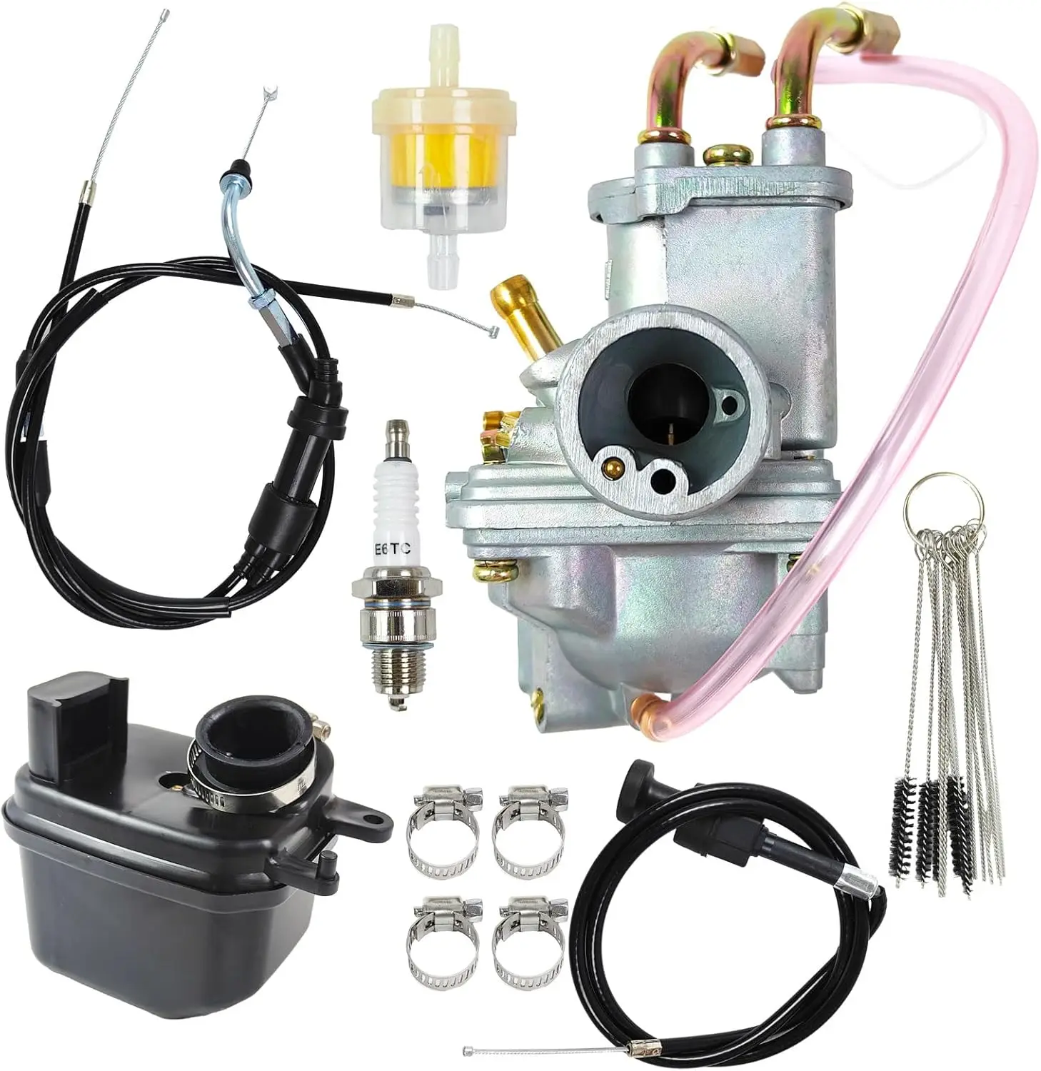 Carburetor PW50 Replacement for Yamaha Peewee PW 50 for Y-Zinger 1981-2009 YT60 MJ50 Carb with Air Filter Throttle Cable