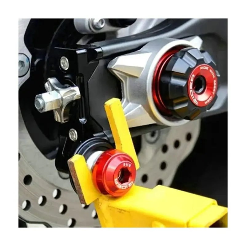 NEW-Motorcycle Chain Adjuster Cover Block Rear Axle Spindle Accessories For FZ07 FZ 07 MT 07 2015 2016 2017 2018