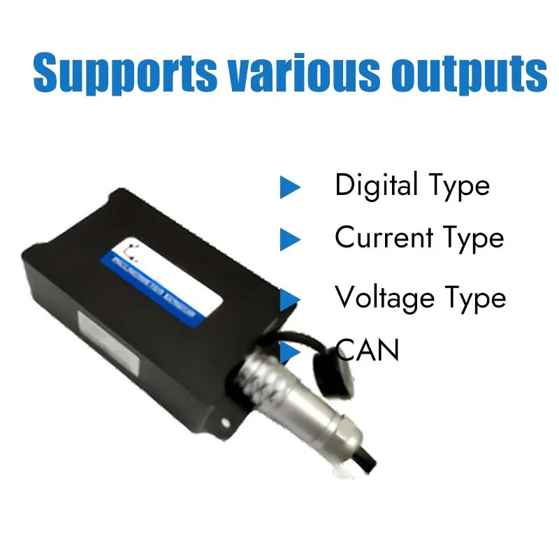 High Precision Dual Axis Inclinometer Sensor 0.005° Accuracy RS232 RS485 CAN Tilt Sensor