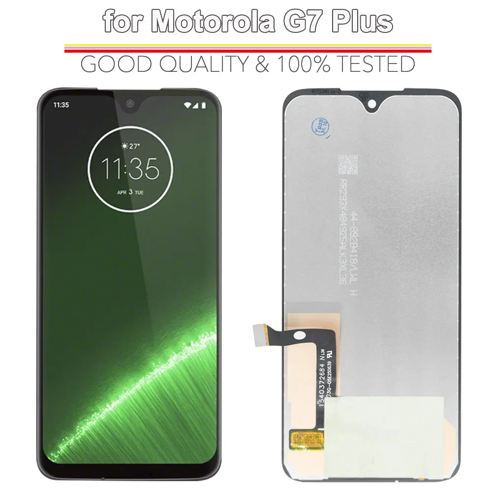 Tested For Motorola Moto G7 Plus Lcd Screen Display Touch Digitizer Assembly LCD Diaplsy For MOTO G7 Plus XT1965-2 LCD Diaplay