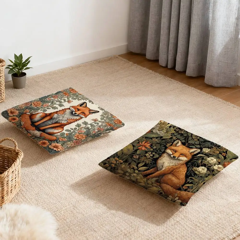 

William Morris Art Fox Pillow Case Multi sized car cushions, luxurious home sofas, decorative pillowcases
