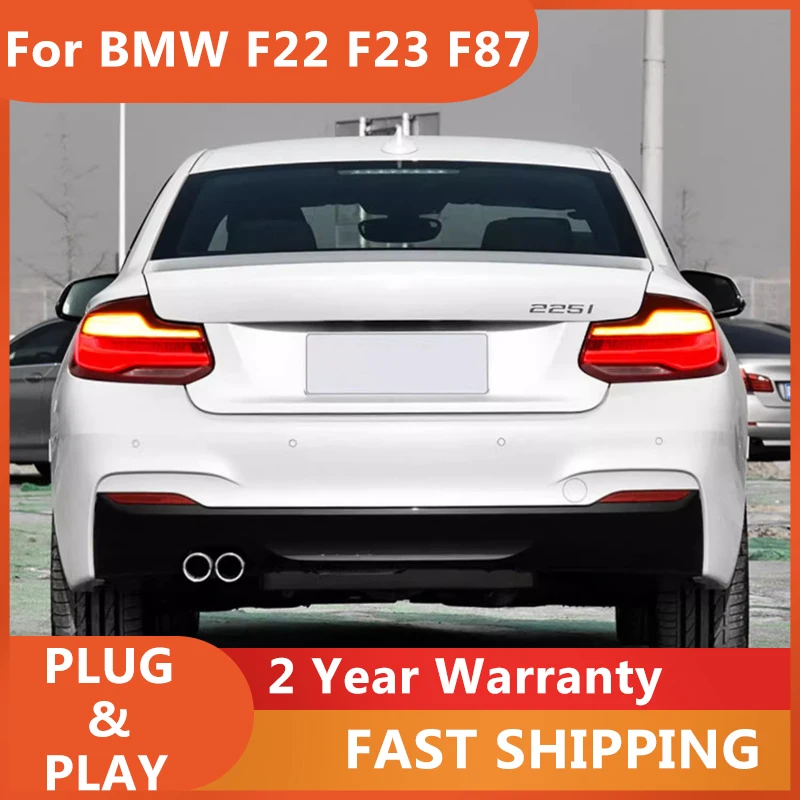 Car Accessories for BMW F22 Rear Light 2014-2021 F87 Taillights F23 M2C 220i 225i Rear DRL Fog Brake Turn Signal Reversing