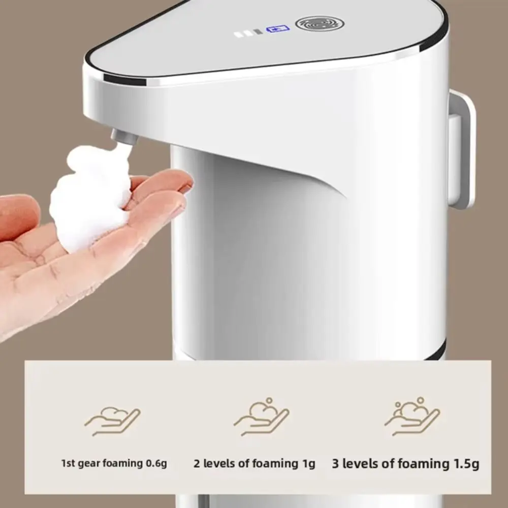 

350ML Automatic Induction Soap Dispenser Touchless with USB Rechargeable Hand Washer Dispenser Waterproof Digital Display
