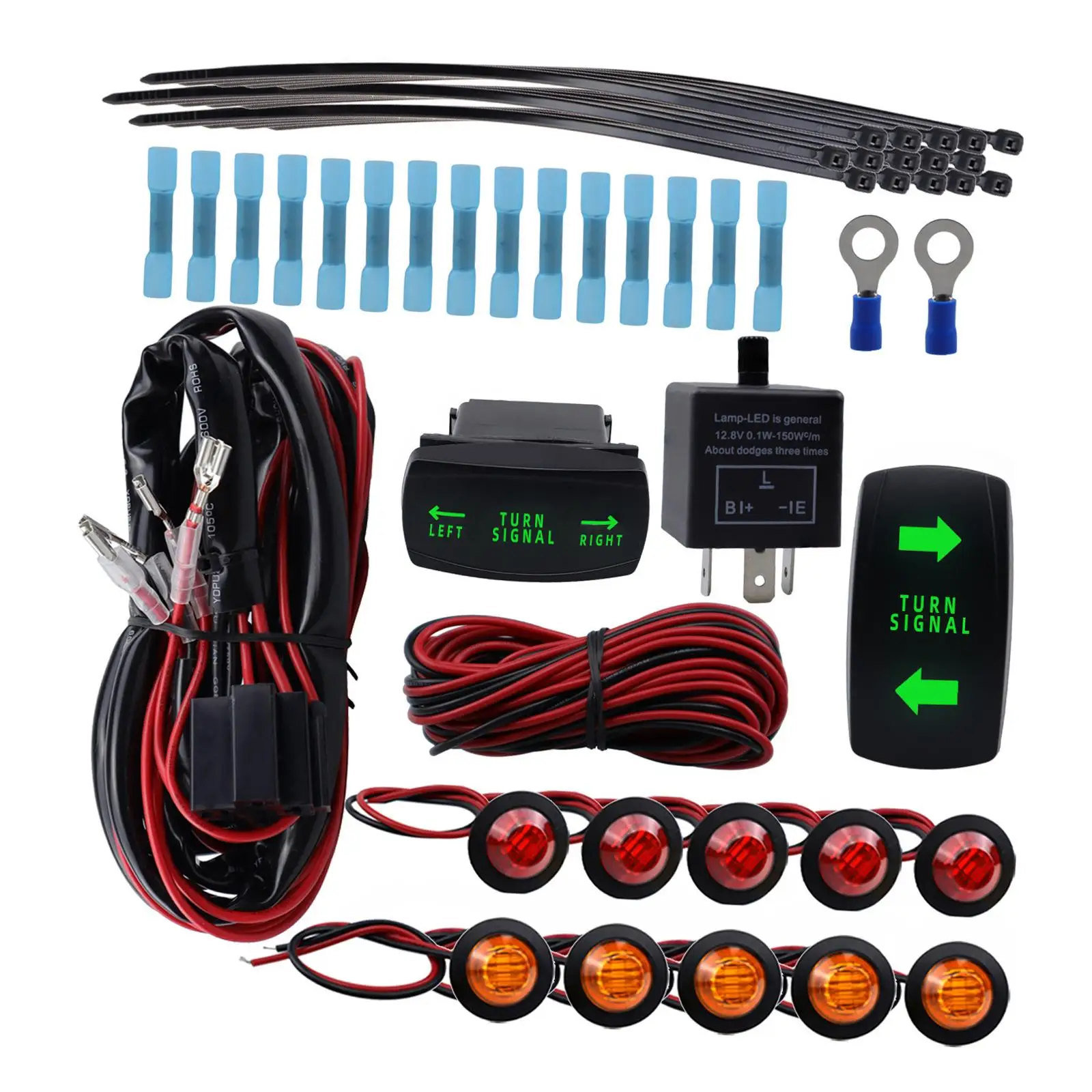 ATV UTV Turn Signals Street Legal Kit Universal for ATV UTV Sturdy