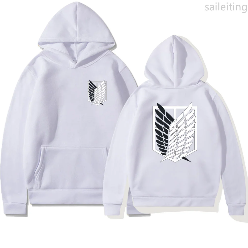 

Женская толстовка с капюшоном в стиле аниме «Атака Титанов», женская уличная одежда, пуловер Harajuku Shingeki No Kyojin, толстовка с капюшоном, одежда