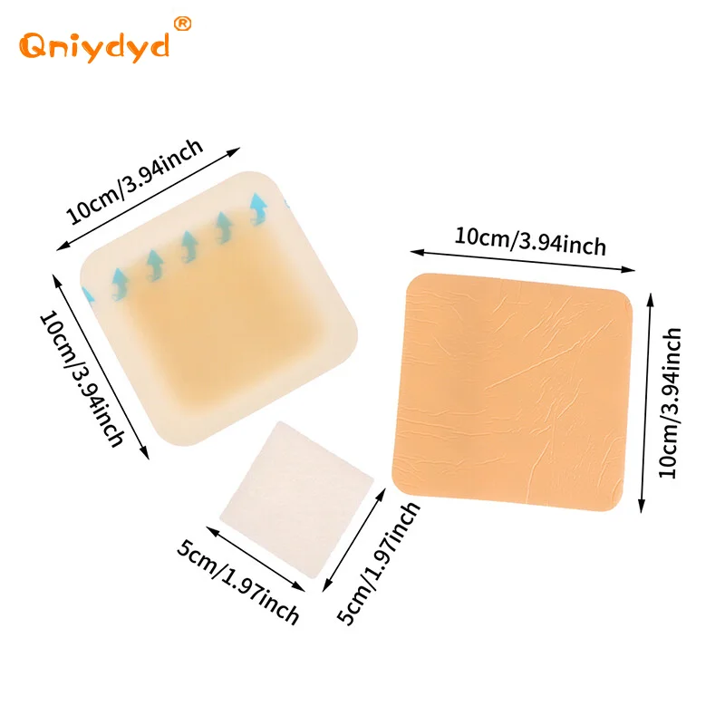 Alginate Wound Hydrocolloid Dressing Polyurethane Foam Dressing Highly Absorbent Medical Sterile Wound Ulcer Healing Patch