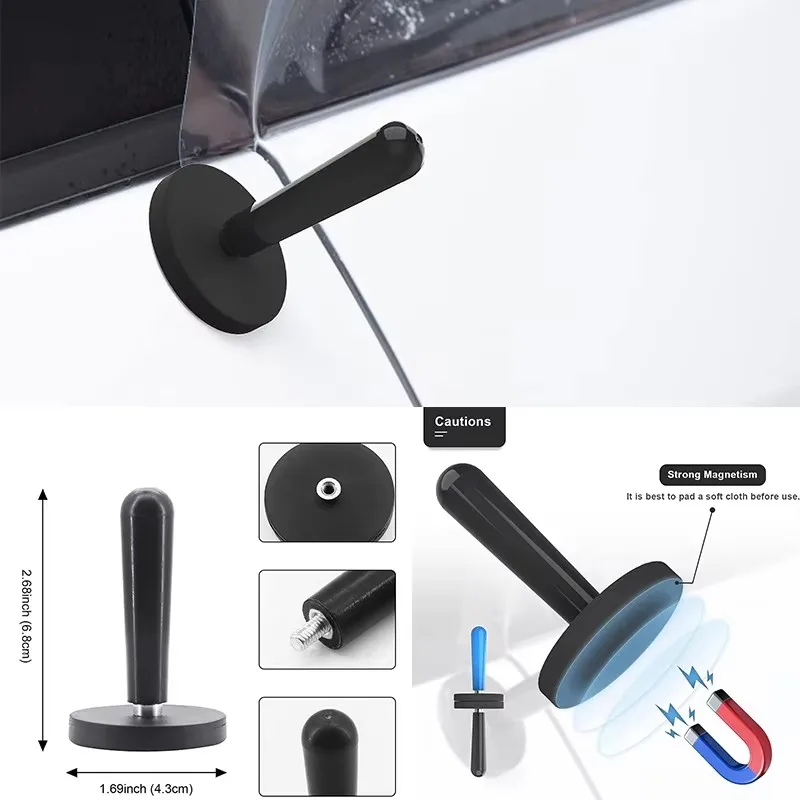 Window Tint Kit Car Wrap Tools with Felt Squeegee Utility Knife Shank Gasket Squeegee Vinyl Wrap Magnet Holder Kit Covering Tool view 5