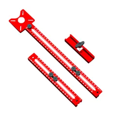 3 In 1 Router Milling Groove Bracket Woodworking Cutting And Milling Circular Auxiliary Tool Aluminum Router Circle Cutting Jig