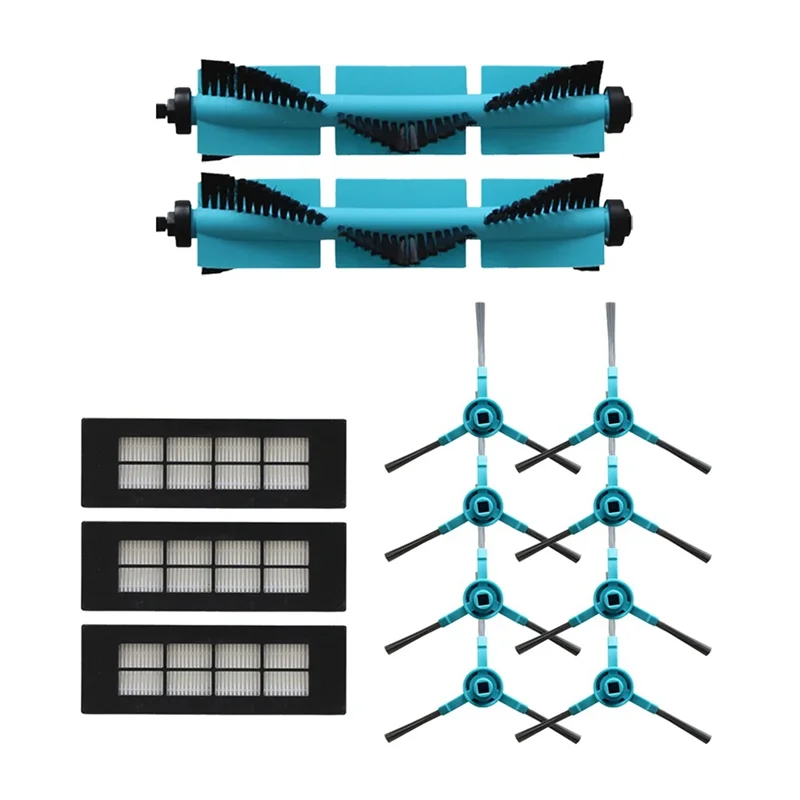 AB43-Roller Borstel Hepa Filter Watertank Filter Voor Cecotec Conga 3090 Serie Stofzuiger Onderdelen Mop Pad Doek accessoires
