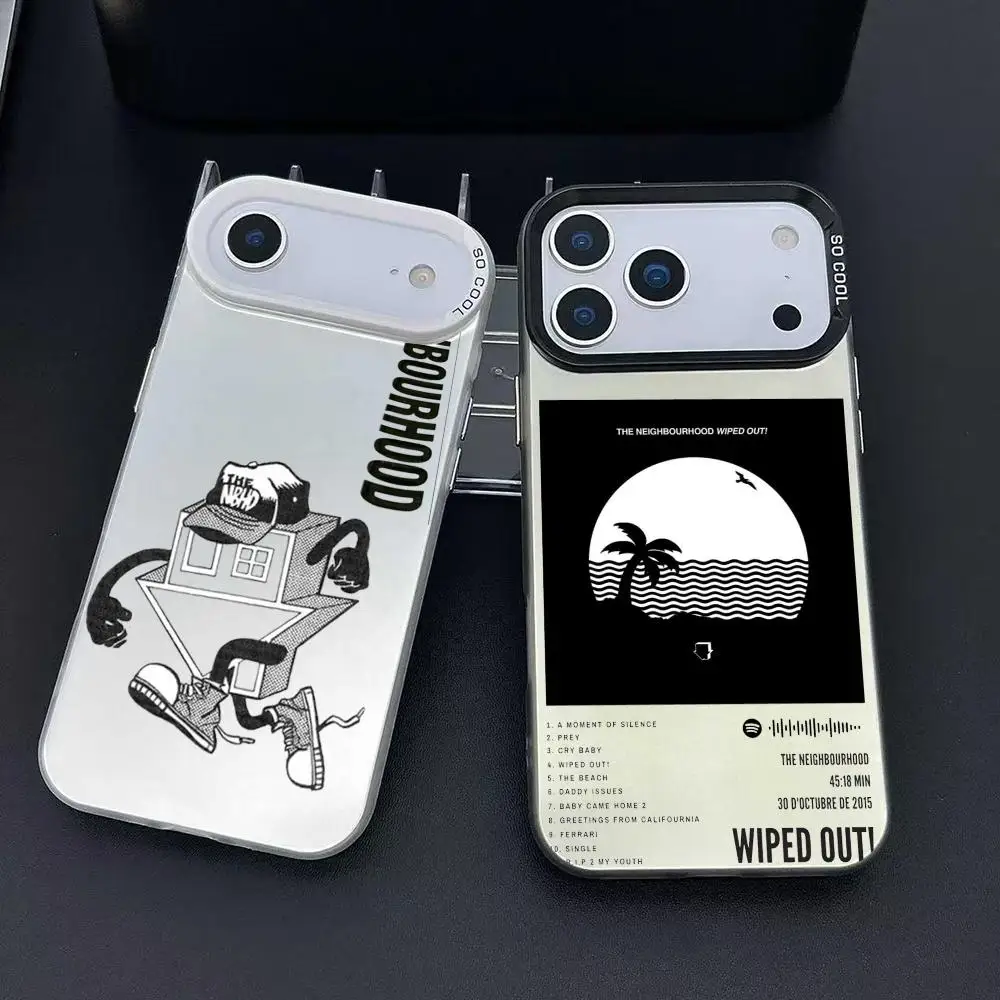 The-Neighbourhood Rock Band Phone Case For IPhone 17 16 15 14 13 12 11 Pro Max Air Matte Laser Aurora Shockproof Phone Case