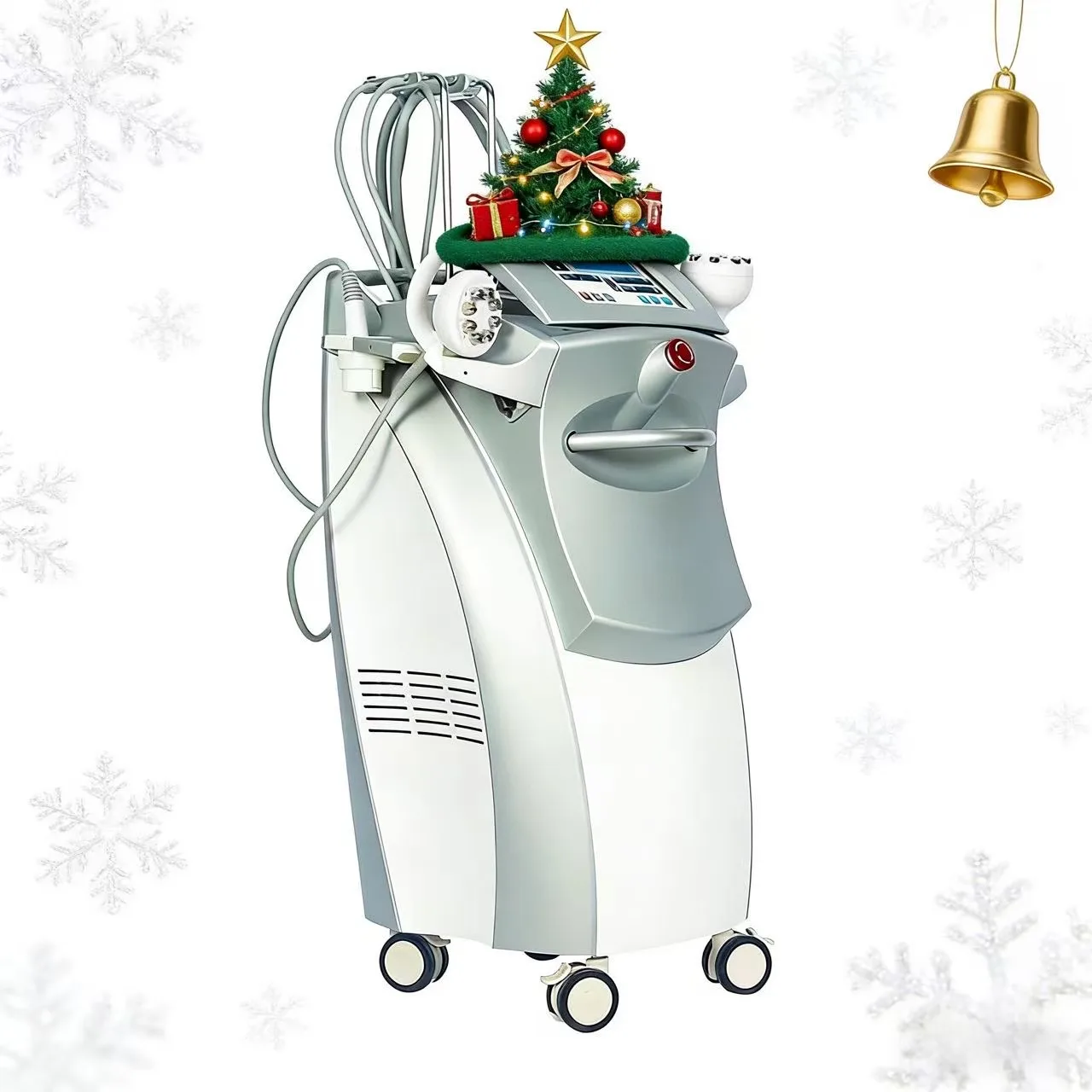 4 in 1 Fat Removal Cellulite Reduction Safe Device 4D Body Slimming Venus Legacy Machine for Face and Body 4 Handles