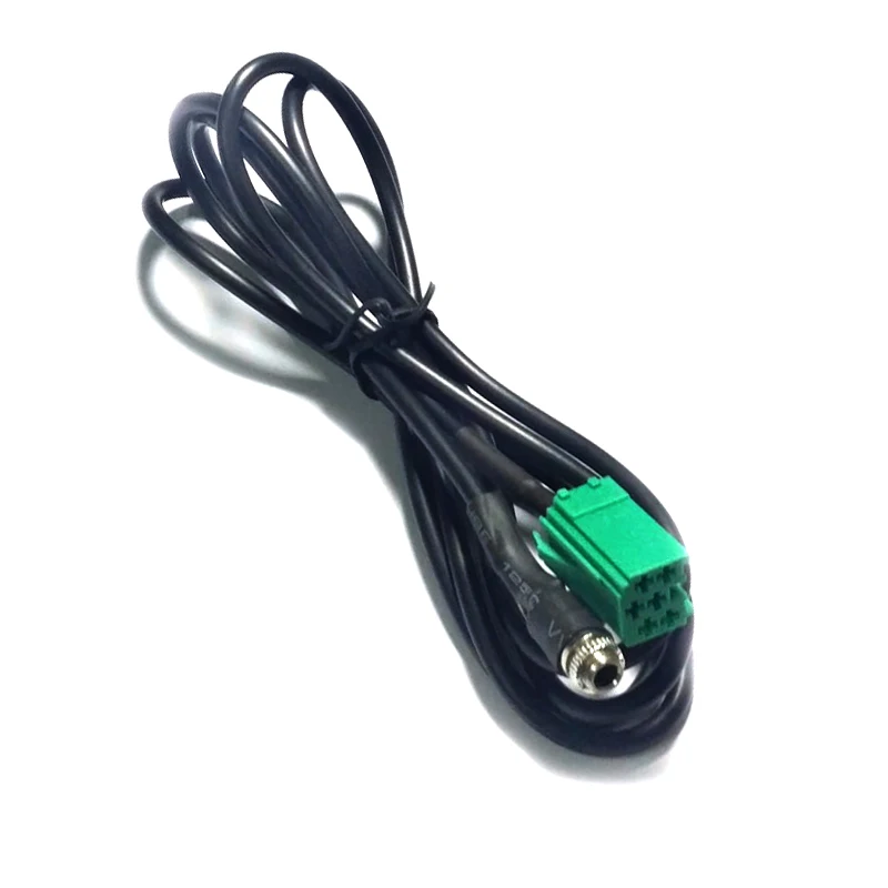 Radio samochodowe Mini ISO 6pin do żeńskiego kabla Jack 3,5MM Aux Adapter do Renault Updatelist Stereo