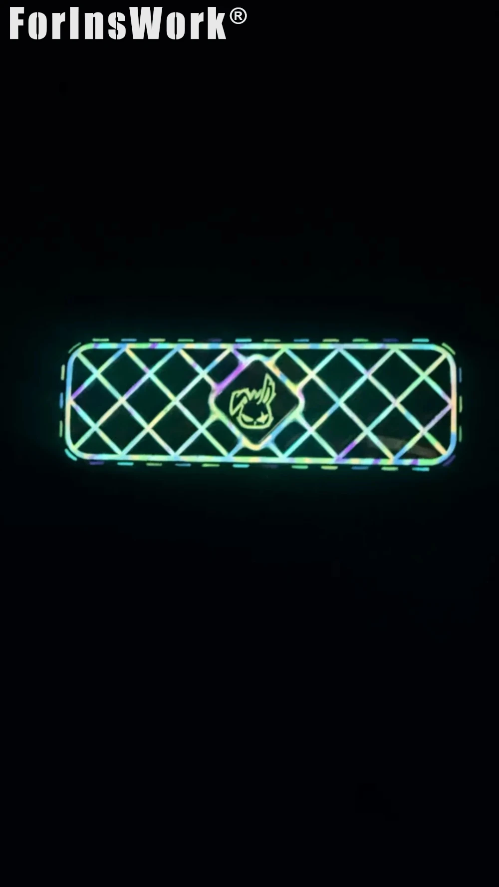 MOT Zirconium Mokume Patch FENGLING DIY Glow-in-the-Dark Resin Encapsulation Tuning Fork Mechanical Push Slider Office Toys