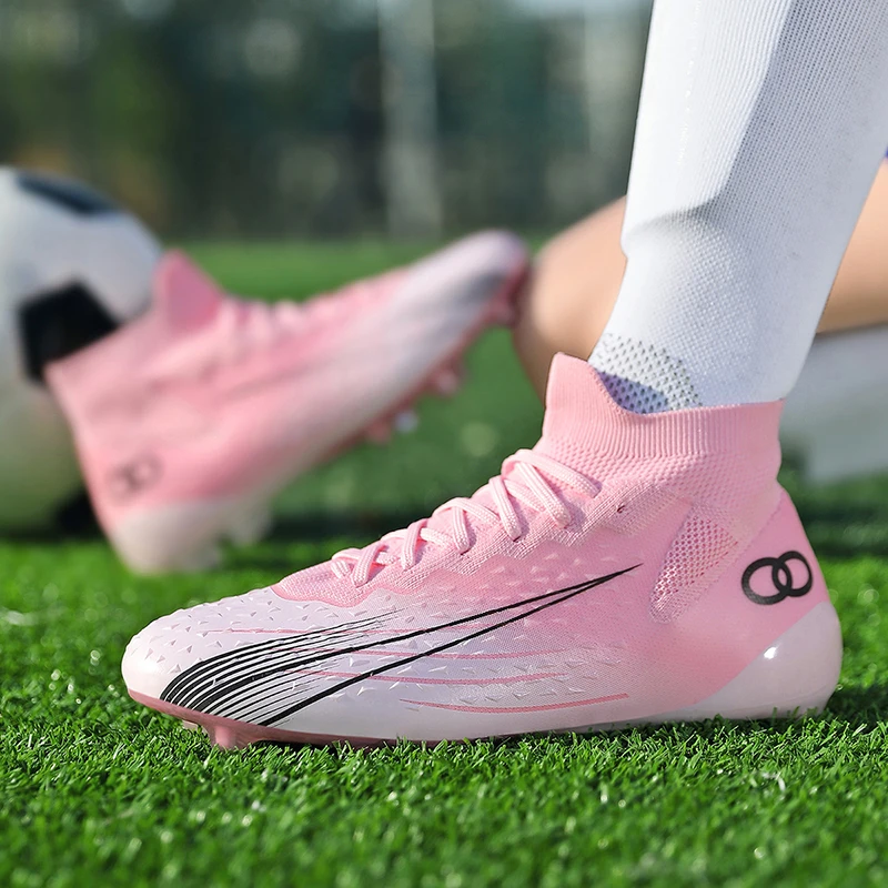 Hohe Qualität Mode Für Männer Fußball Turnschuhe Große Größe 46, Professionelle Fußball Stollen Männer Atmungsaktive Futsal Stiefel Mann botas futbol