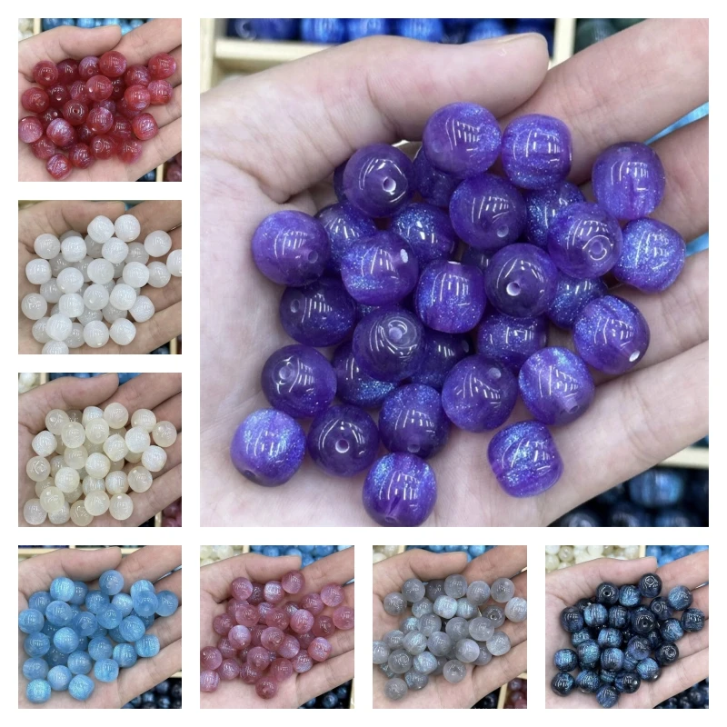 

New style 100pcs/lot color starry sky pattern geometry shape acrylic straight holes beads diy jewelry accessory