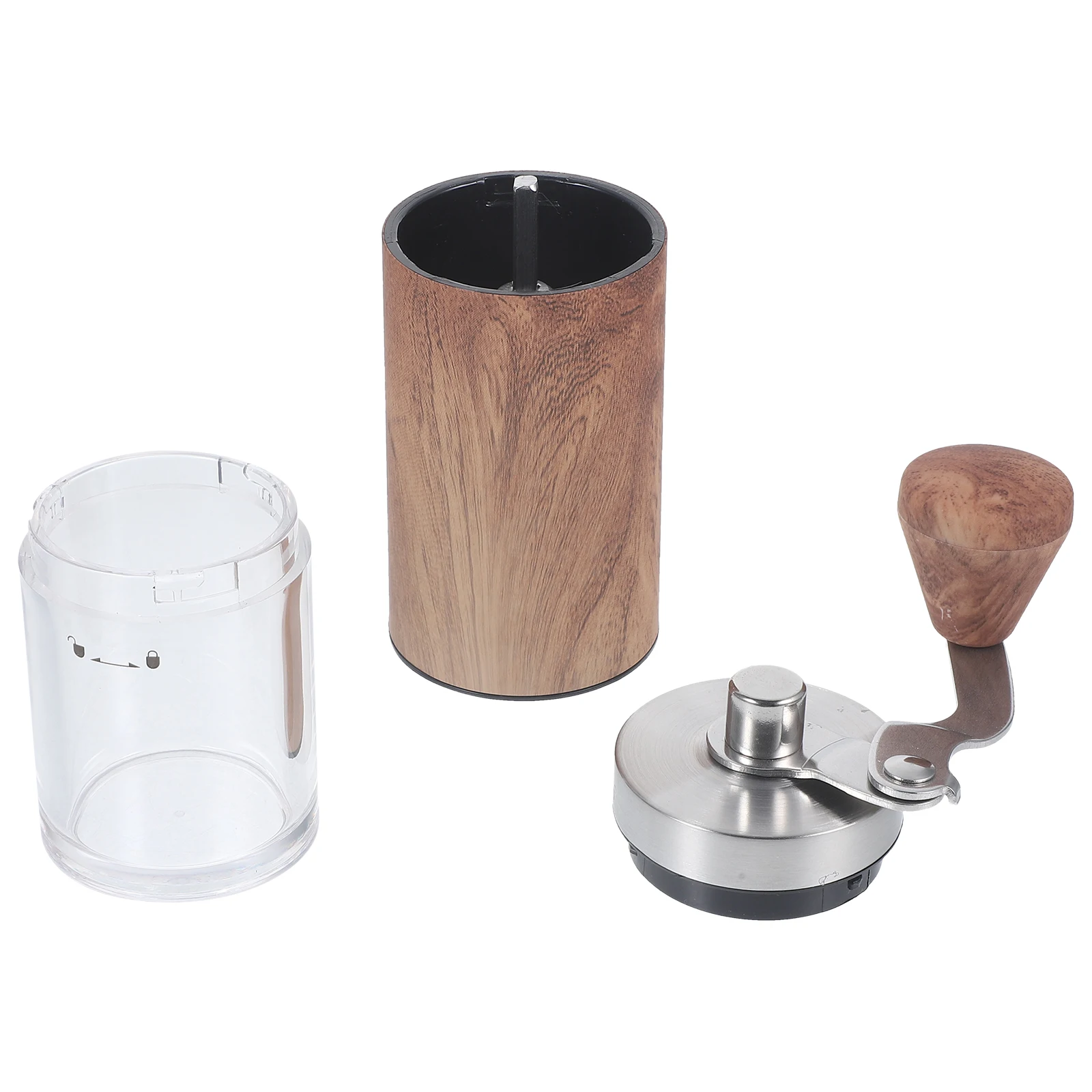 

Hand Crank Coffee Bean Mill Manual Portable Grinding Tool Stainless Steel Ceramic ABS As Material for Office
