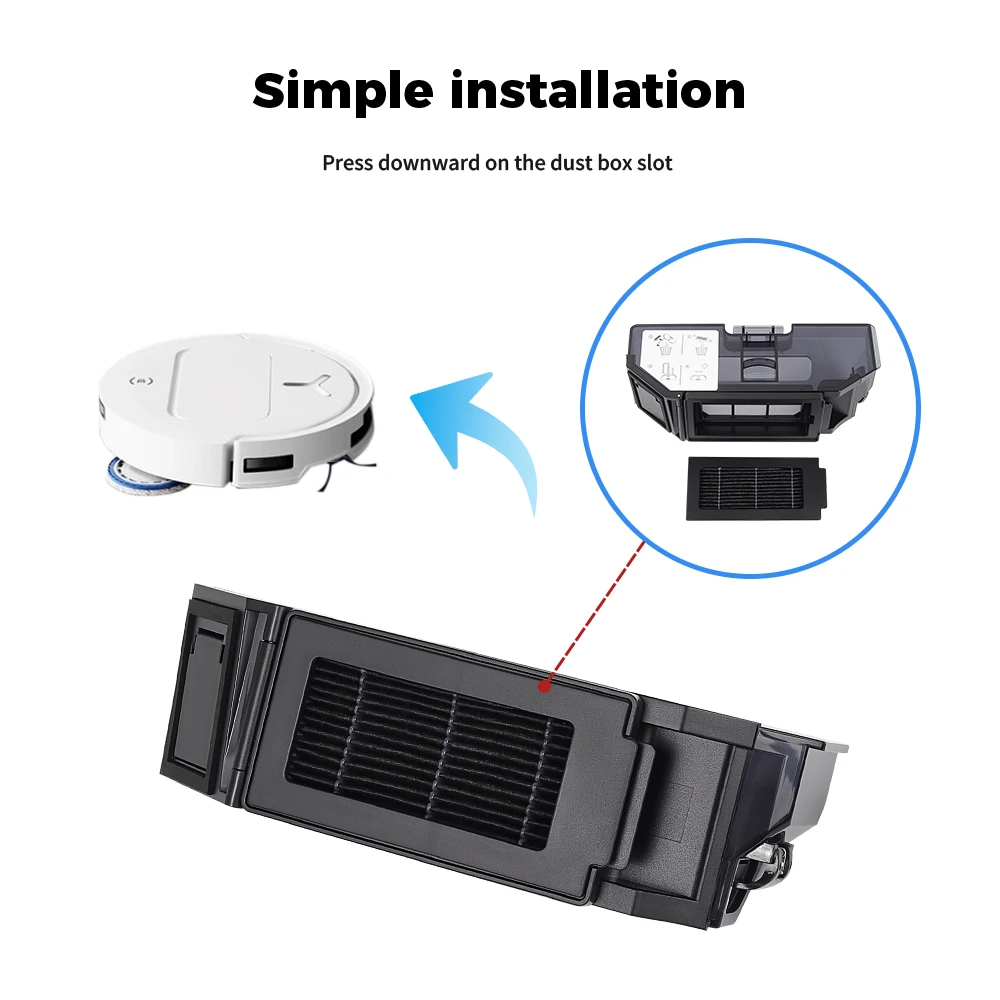 ملحق صندوق جمع الغبار لـ Ecovacs Deebot T50 Pro/T50 Pro Omni/T50 Omni/T50 Max PRO OMNI صندوق غبار مستهلك