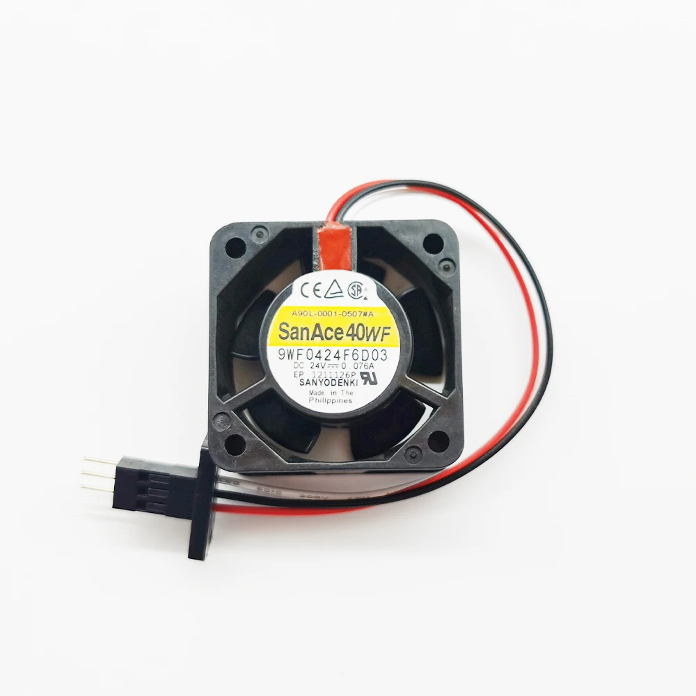 Для Fanuc A90L-0001-0507 # A 9WF0424F6D03 DC 24V 0.076A Водонепроницаемый 4 см 40x40x20 мм 3Pin RD заблокированный ротор SLARM вентилятор