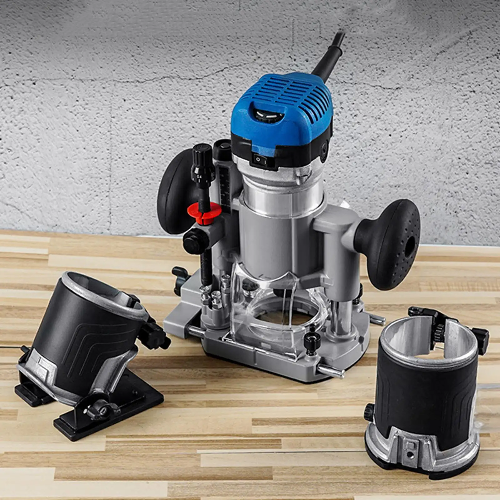 Handheld Durable Wood Edge Trimming Machine Milling Slotted Base Connection Parts Portable