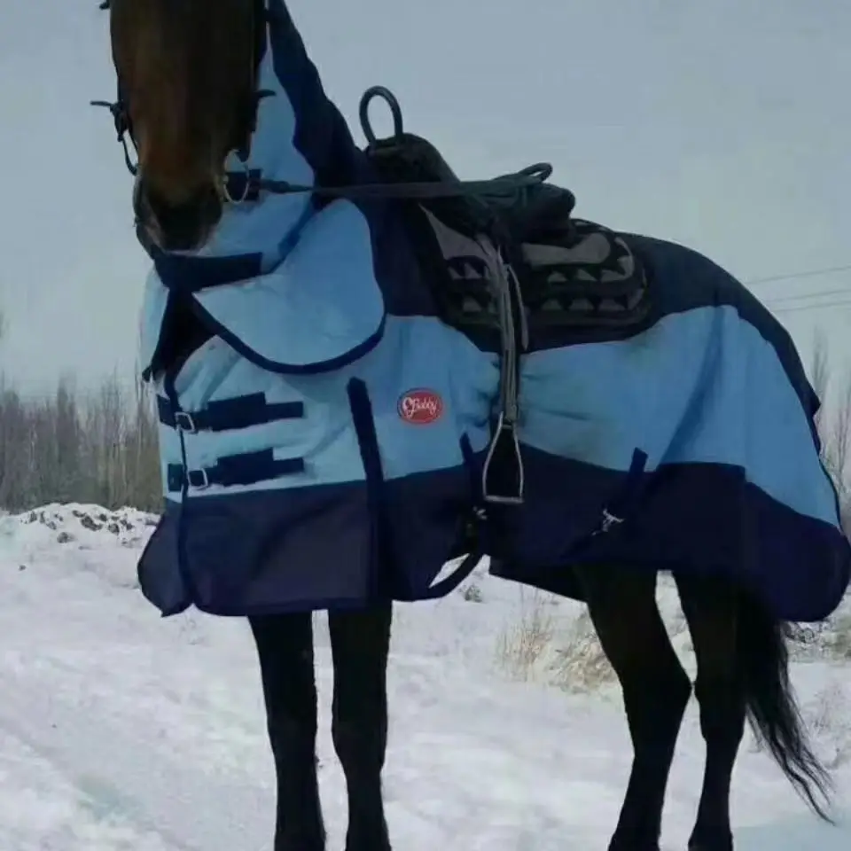 

Утолщенный изоляционный зимний коврик из чистого хлопка для лошади