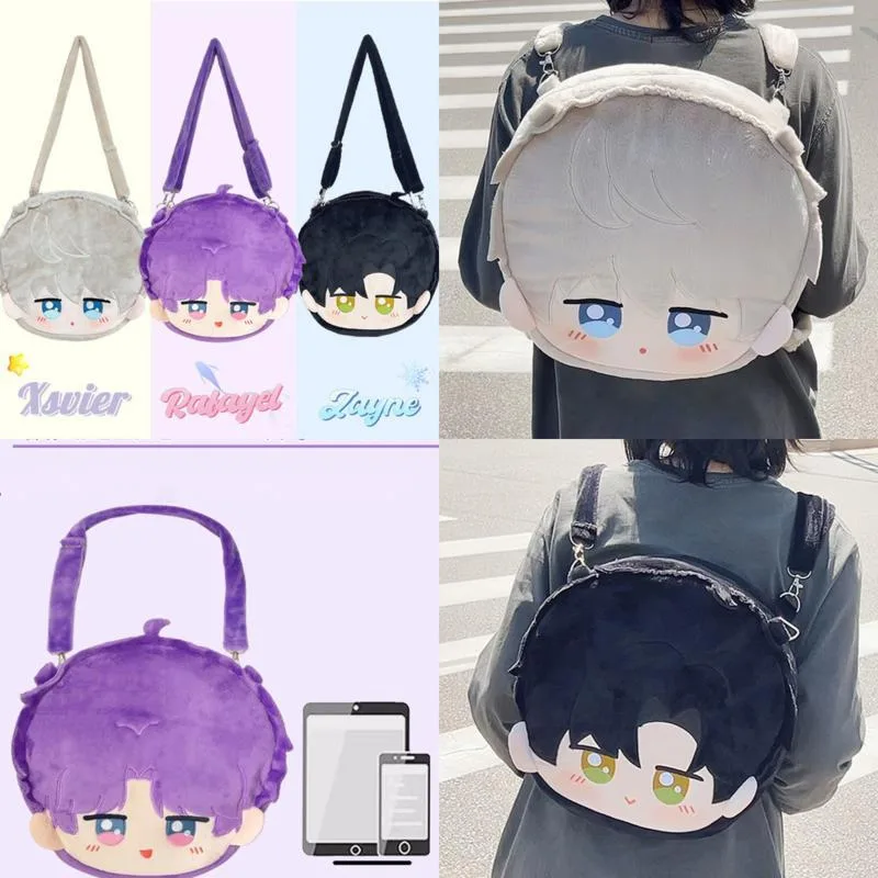 Love And Deep Space Itabag Fan Genuine Xavier Rafaye Zayne Sylus Plush Big Mouth Bag Y2K High Beauty Academy Style Backpack New