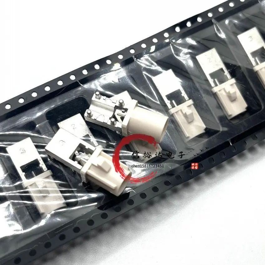 10 peças/conector automotivo tipo FAKRA-B, placa branca, cabeça macho, interface SMB-JE para rádio de carro