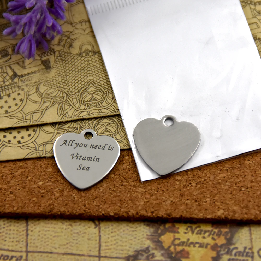 20pcs/lot--stainless steel charms