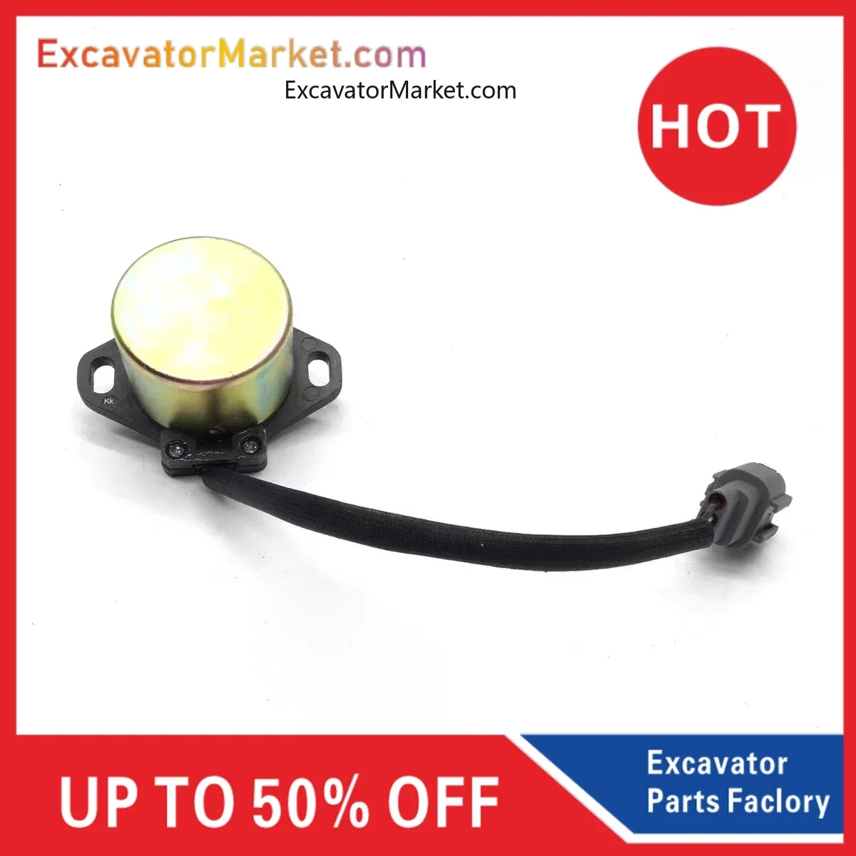 For excavator Suitable for Hitachi EX120-2-3 EX200-2-3 hydraulic pump angle sensor 4444902 imported high-quality excavator