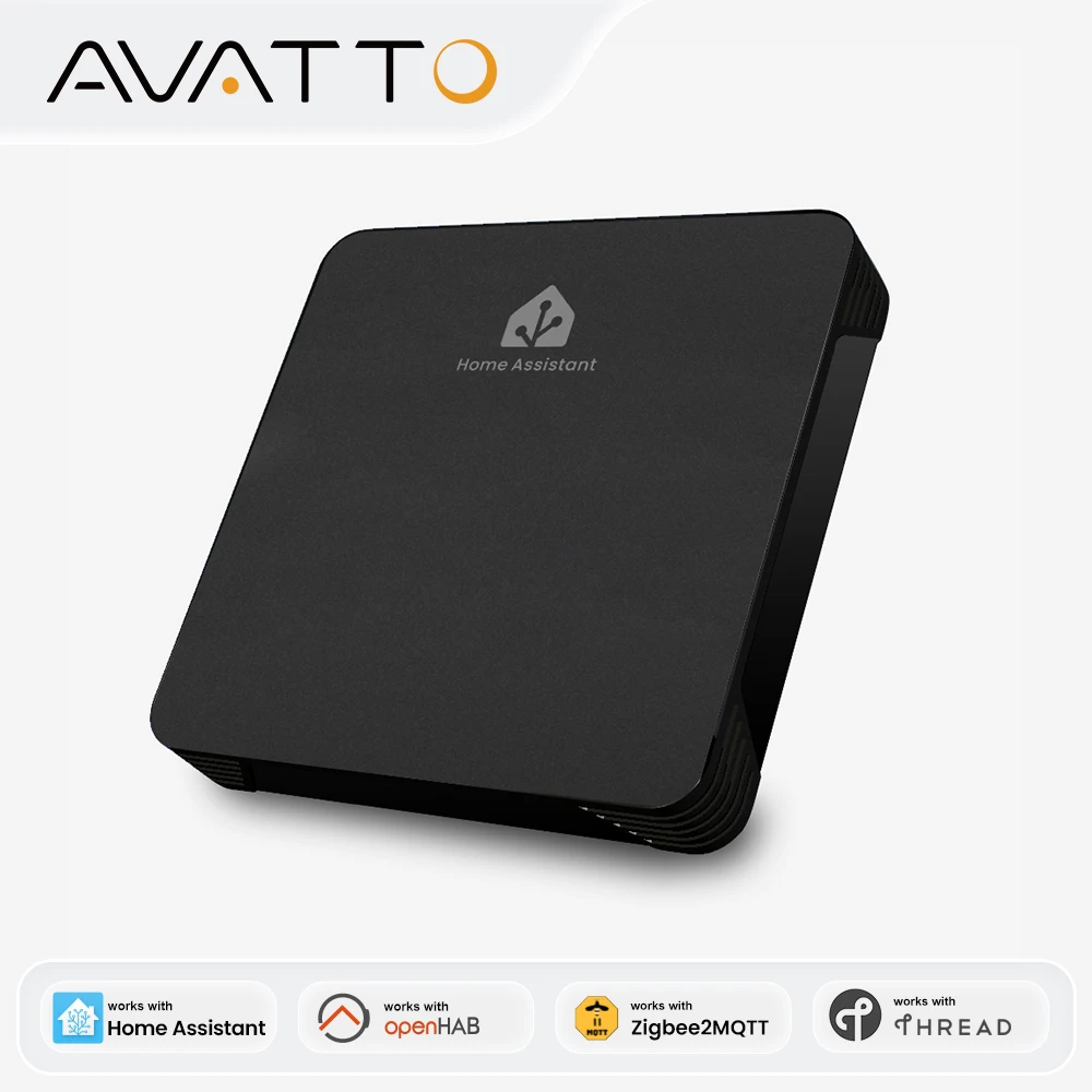AVATTO Home Assistant Box 4G Plus 32G с портами USB 3.0/2.0, четырехъядерный процессор Cortex-A53, поддержка автоматизации умного дома, ZigBee2MQTT, ZHA