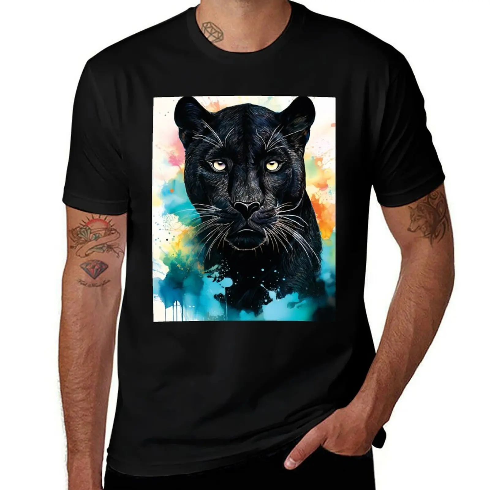 

Panther - MY ZOO collection T-Shirt affliction shirts luxury t-shirt Anime t-shirt korean fashion mens designer clothes