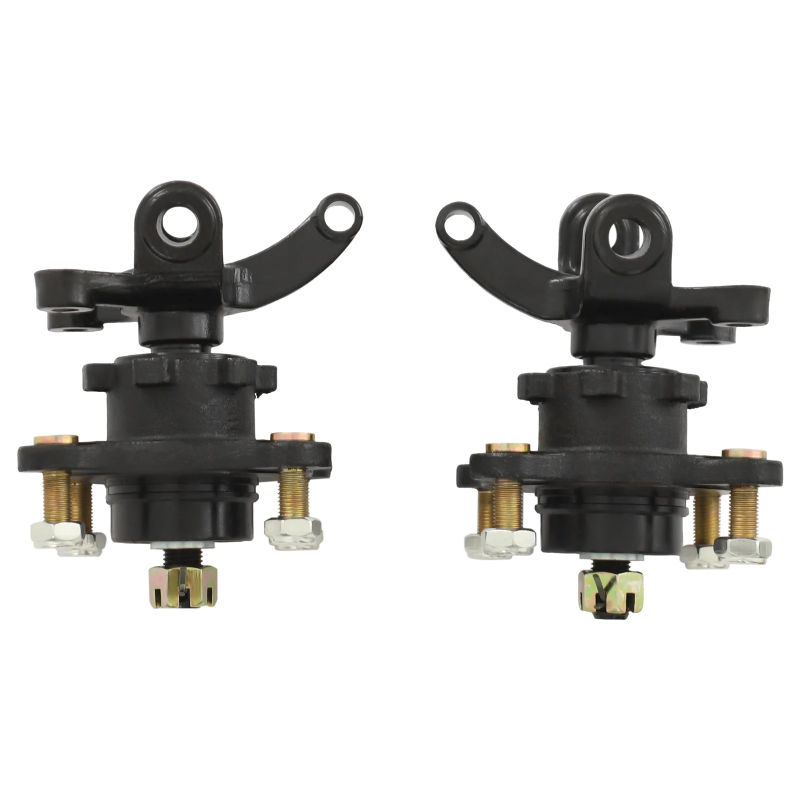 Gruppo snodo sterzo anteriore in acciaio ad alta resistenza con pinza freno e rotore per veicoli fuoristrada ATV UTV 125-250cc