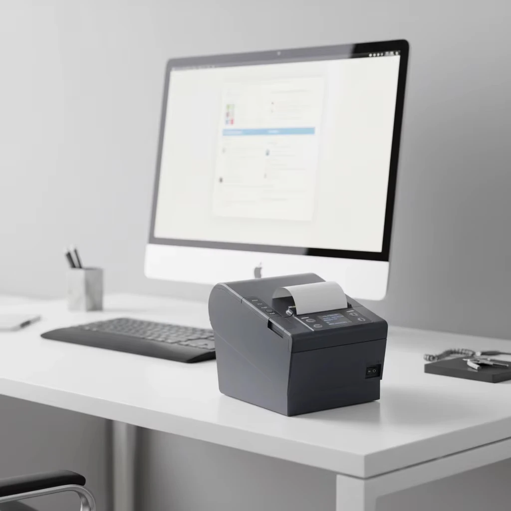 Cloud 80mm Thermal Receipt Printer with USB+LAN+WiFi+BT Interfaces for Digital Payment Processing, In Stock