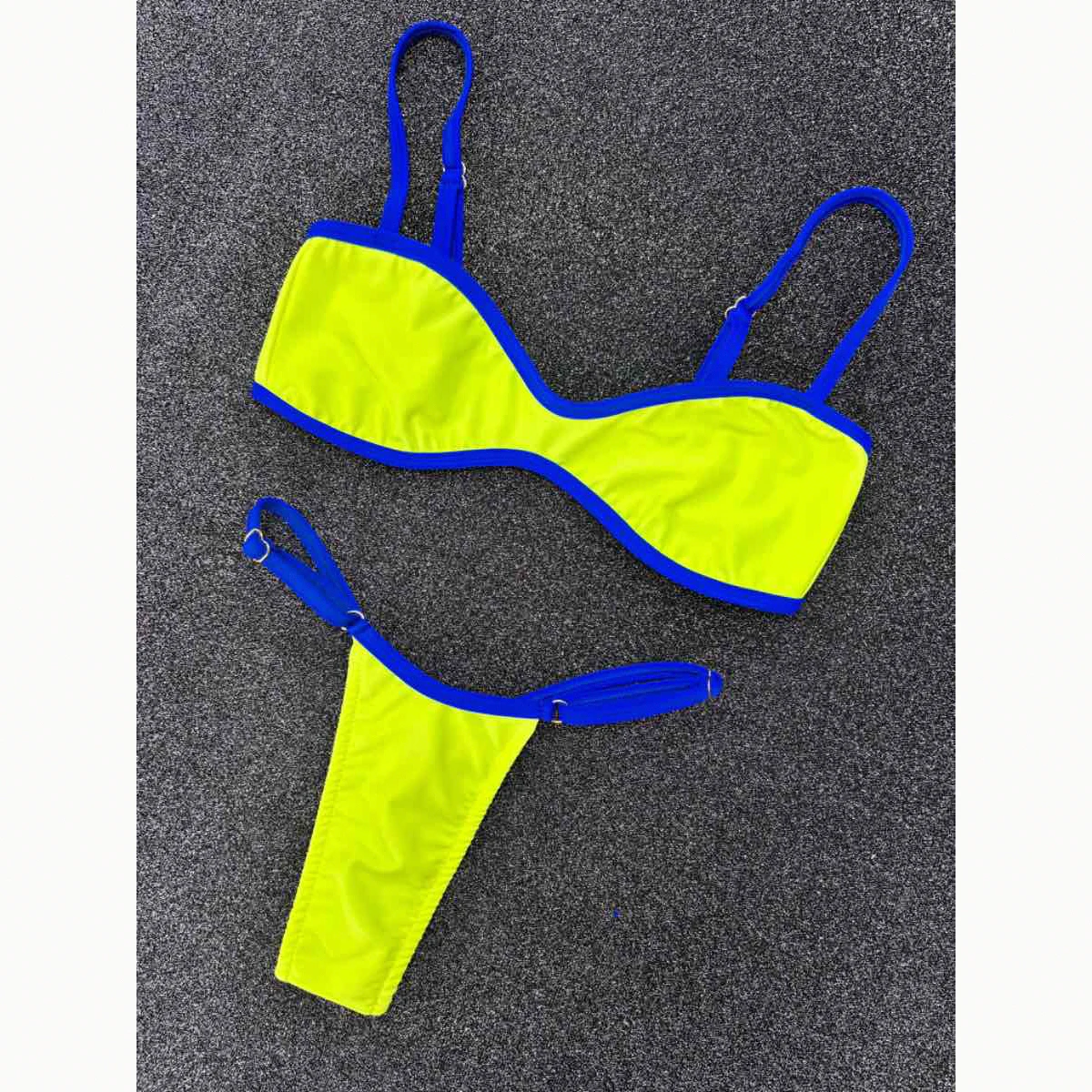 

Бандо-бикини 2025, сексуальный женский купальник, женский купальник, лоскутные стринги, комплект бикини, купальный костюм, купальный костюм, пляжная одежда