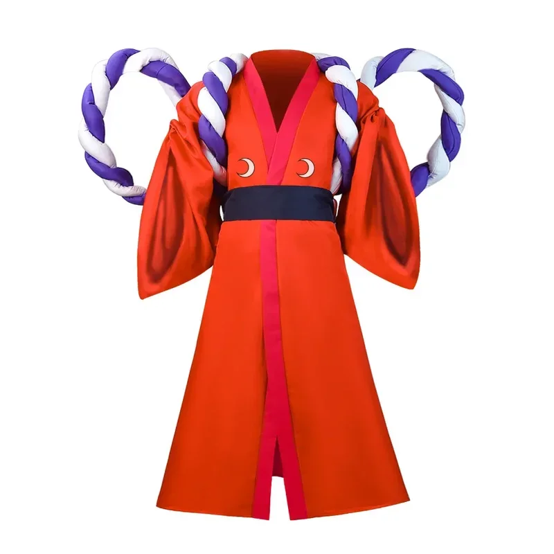 Anime Kozuki Oden Cosplay Costume Japanese Kimono Uniform Full Set Wano Country Warrior Role Play Halloween Carnival Party