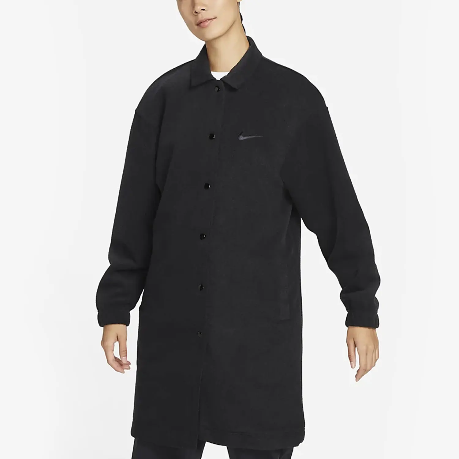 Nike Authentic SPORTSWEAR Women's Terry Cloth Long Sports Jacket DV7817-010