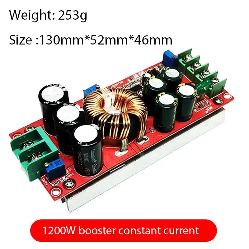 1200W 20A DC Converter Boost Step-up Power Supply Module IN 8-60V OUT 12-83V