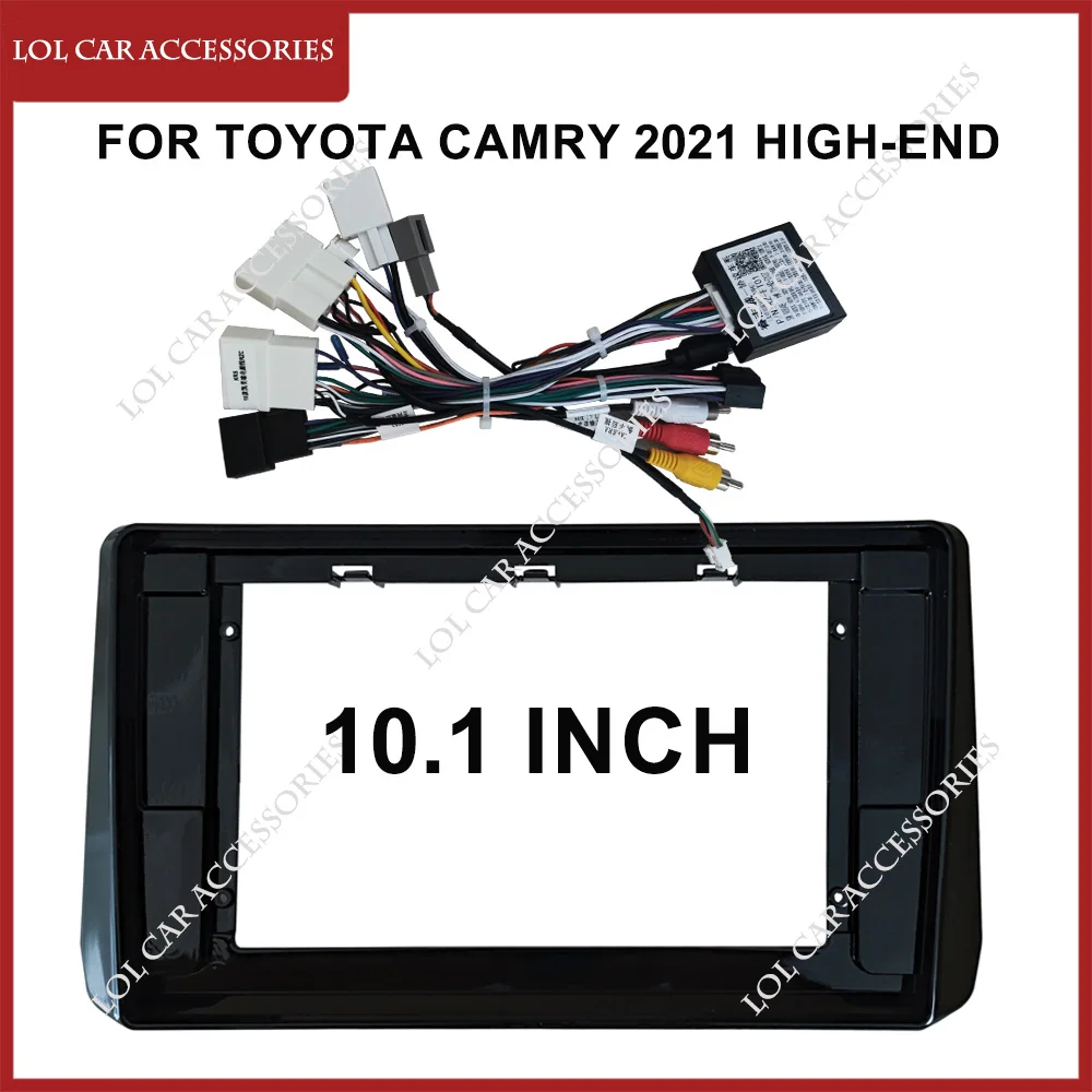 

10.1 Inch For Toyota Camry 2021 High-End Car Radio Android MP5 GPS Stereo Player Casing Frame 2 Din Head Unit Fascia Dash Cover